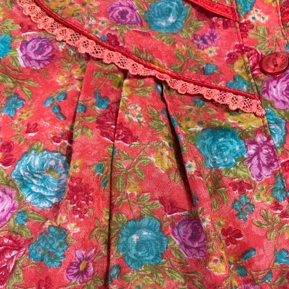 (SOLD)❌Light Tomato Red Maternity Gown- Used - Picture 9 of 11